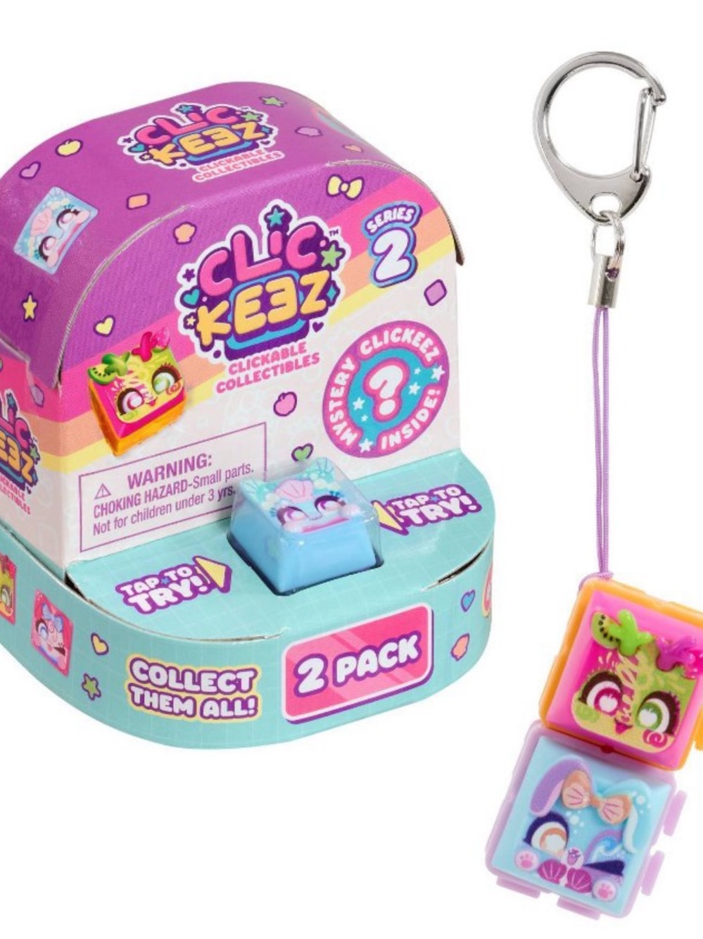 NEW Clickeez (series 2) 2 pack toy